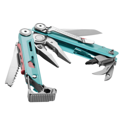 Leatherman Signal aqua &amp; silver - KNIFESTOCK