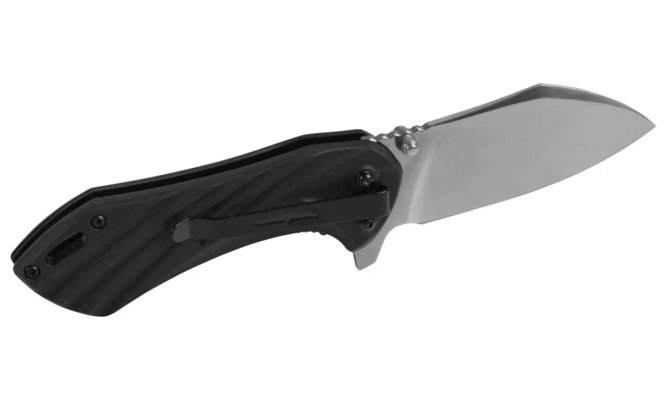 CAMILLUS CHUNK / 7.25&quot; OVERALL / CLEAVER BLADE / 420SS / BLACK GFN HANDLE CAM-19599 - KNIFESTOCK