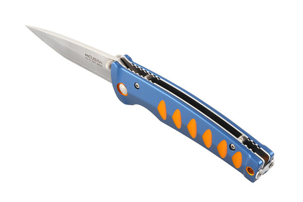 Mcusta MC-42C Katana VG-10 Core San Mai, Blue/Orange Anodized Aluminum - KNIFESTOCK