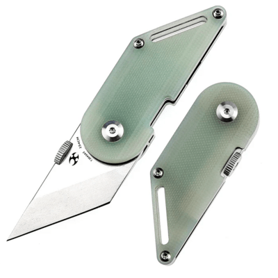 Kansept Dash 154CM Stonewashed Jade G10 handles T3045A2 - KNIFESTOCK