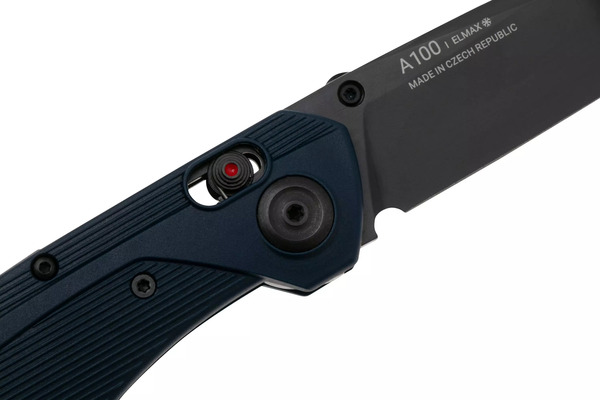 ANV KNIVES nôž A100 DLC ELMAX, GRN Blue, Alock, ANVA100-017 - KNIFESTOCK