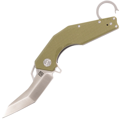 Artisan Cobra D2/G10 (Flat) Green 1811p-Gh - KNIFESTOCK