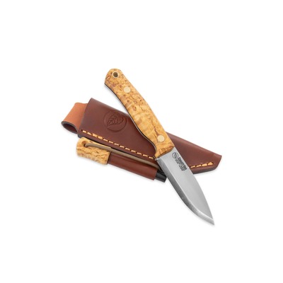 CASSTROM No.8 SFK Curly birch with Fire striker CASS-12828 - KNIFESTOCK