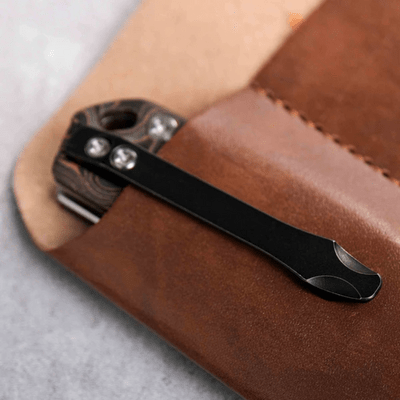 Vosteed Psyop Elmax Satin,Uni-Copper Fat Carbon - KNIFESTOCK