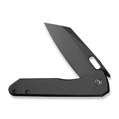 CIVIVI Nugz Black G10 HandleBlack Stonewashed 14C28N BladeLiner Lock C23060-1 - KNIFESTOCK