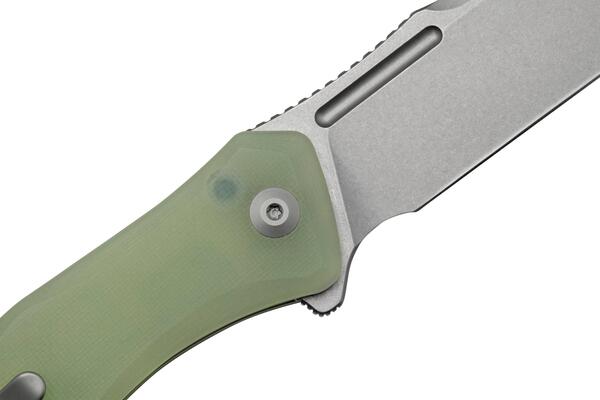 SENCUT Watauga Natural G10 Handle Stonewashed D2 Blade S21011-3 - KNIFESTOCK