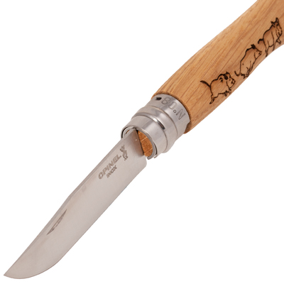 Opinel VRI N°08 Inox Animalia Mistret 001624 - KNIFESTOCK