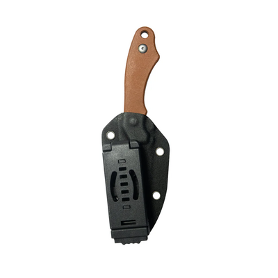 Kubey TLB Beadblast 14C28N ,Brown Micarta,Kydex Sheath KU468C - KNIFESTOCK
