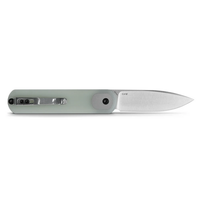 Vosteed Corgi 14C28N Satin Jade G10 CG3S02 - KNIFESTOCK