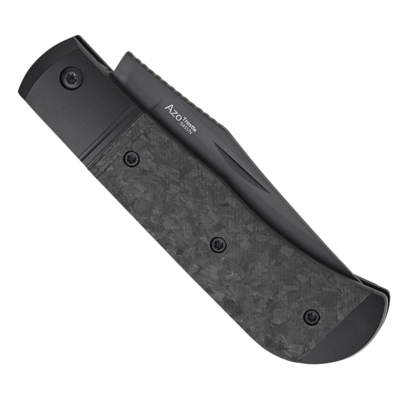 Kizer Trestle S45VN, DLC-Ultra, Ti &amp; CF Ki3761A1 - KNIFESTOCK