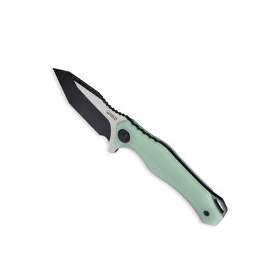 Cubey Golf Fixed Aus-10 Blade Knife Jade G-10 Handle with Kydex Sheath K230F - KNIFESTOCK