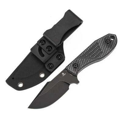 Tenable Knives Tiny Dancer Blackwash D2,Black Micarta G014A4 - KNIFESTOCK