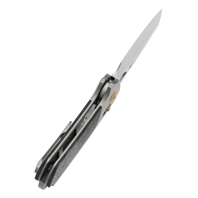 Kansept Nahual Stonewashed Magnacut,Beadblasted Ti, Shred CF K2125V2 - KNIFESTOCK