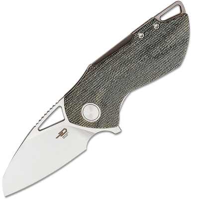 BESTECH RIVERSTONE 154cm, Satin, Canvas Micarta BL03D - KNIFESTOCK