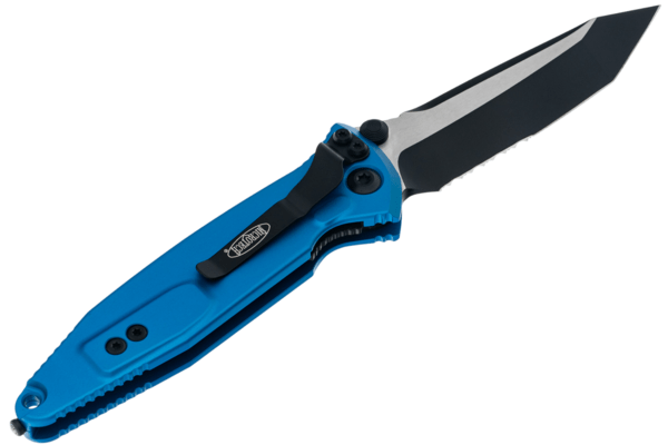 Microtech SOCOM ELITE T/E-M BLACK P/S BLUE 161-2BL - KNIFESTOCK
