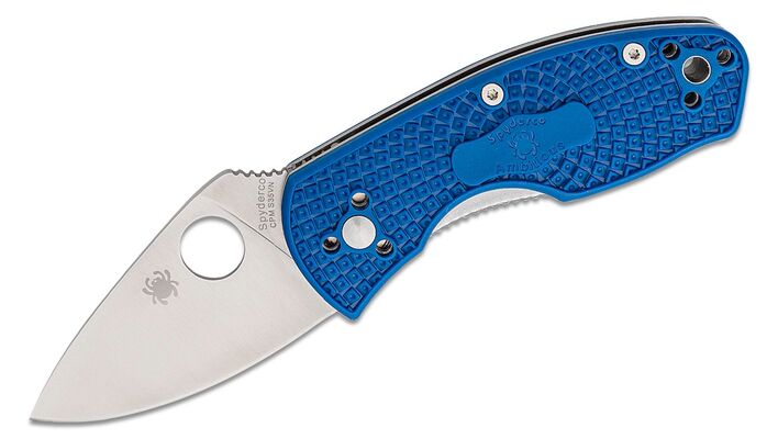 Spyderco Ambitious Lightweight Blue CPM S35VN C148PBL - KNIFESTOCK