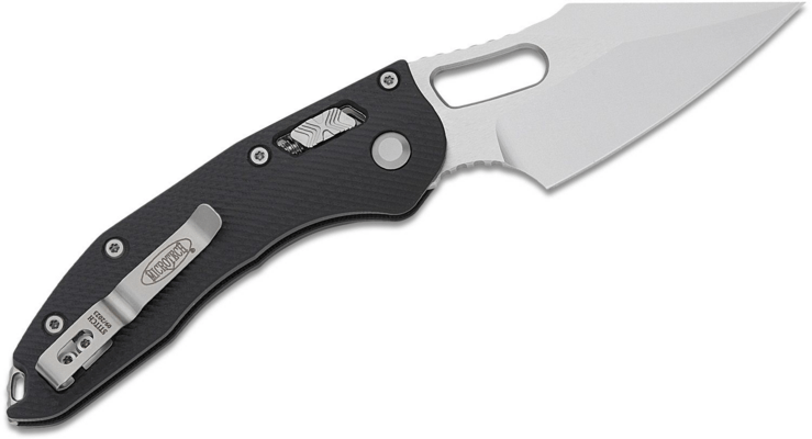 Microtech STITCH S/E RAM - LOK FLUTED G-10 BLACK STD 169RL-10FLGTBK - KNIFESTOCK