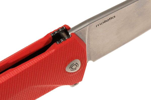 Lionsteel Liner Lock Sleipner Blade, ORANGE  G10 handle, IKBS KUR OR - KNIFESTOCK