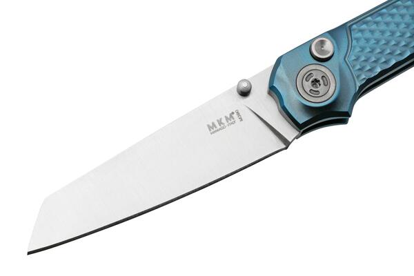 MKM MIURA - Integroitu titaanikahva - Sininen anodisoitu BÖHLER M390 MK MI-TBL - KNIFESTOCK