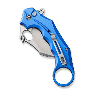 CIVIVI Incisor II Mâner din Aluminiu Albastru Strălucitor Lamă Nitro-V Finisată Satin C16016B-2 - KNIFESTOCK