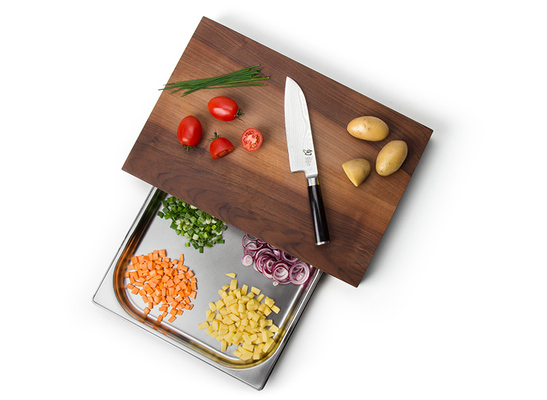 CONTINENTA doska na krájanie, 48 x 32,5 x 6cm, orech C4211 - KNIFESTOCK