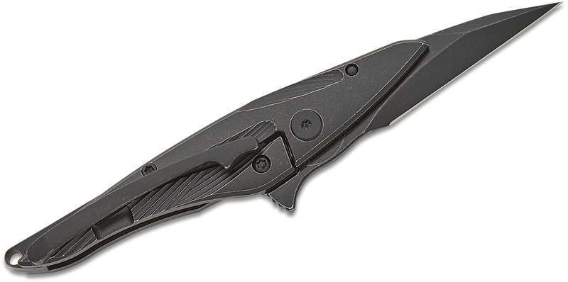 Petrified Fish PFE10 Hummingbird Black Stonewashed M390 Black Titanium PFE10DDW - KNIFESTOCK