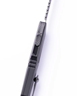 Microtech COMBAT TROODON GEN III INTERCEPTOR BLACK PART SERRATE TACTICAL SIGNATU - KNIFESTOCK