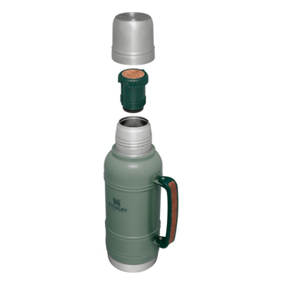 Stanley The Artisan Thermal Bottle 1.4L / 1.5QT Hammertone Green 10-11429-004 - KNIFESTOCK