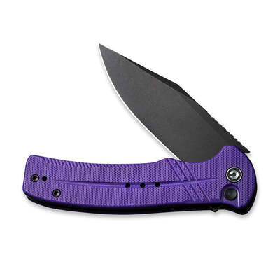 CIVIVI Cogent Purple G10 handle Black Stonewashed 14C28N Blade C20038D-2 - KNIFESTOCK