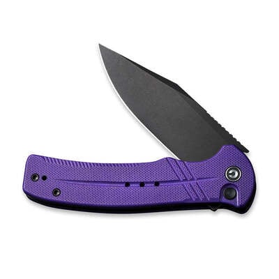 Civivi Cogent Purple G10 Handle Black Stonewashed 14C28N Blade C20038D-2 - KNIFESTOCK