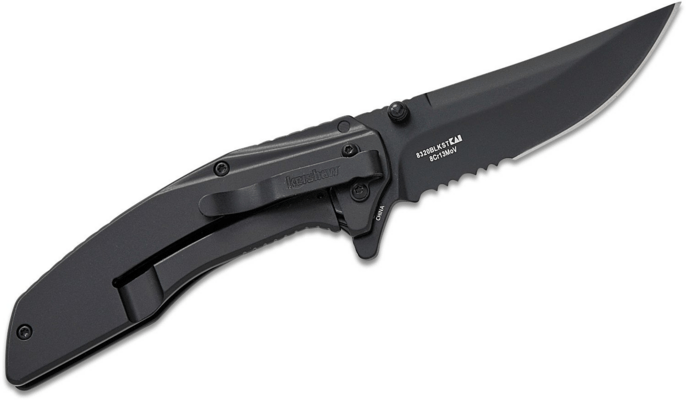 Kershaw OUTRIGHT BLK SERRATED - KNIFESTOCK