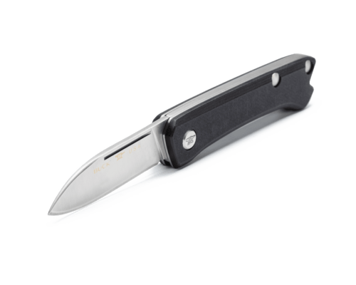 Buck Saunter, Drop Point, Black Micarta Bu-0250bks - KNIFESTOCK