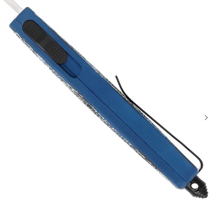 CobraTec Small CTK-1 Cerakote Blue Cobra Skin Dagger Not Serrated 06CT120 - KNIFESTOCK