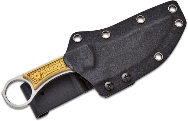 KANSEPT Niko Stonewashed D2 Fixed Blade 004A3 - KNIFESTOCK