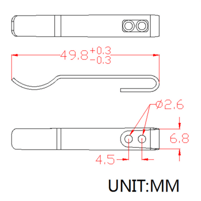 Civivi Pocket Clip for Baby Banter CA-07B - KNIFESTOCK