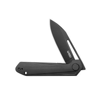 Kubey Royal Blackwash 14C28N ,Black G10 Linerlock KU321X - KNIFESTOCK
