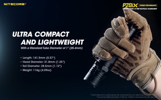 Nitecore zseblámpa P20iX 4000 lm - KNIFESTOCK
