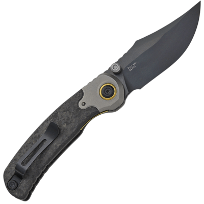 Kizer PIONEER M390, Stonewashed + DLC-Ultra, Ti &amp; Marble CF ZX-FK03A1 - KNIFESTOCK