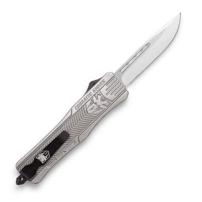 CobraTec Medium Silver CTK-1 Drop 06CT058 - KNIFESTOCK