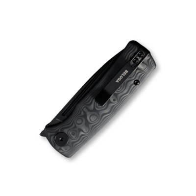 Petrified Fish PFP01XBeluga Fekete Stonewashed 14C28N Szénszálas PFP01XCDW - KNIFESTOCK