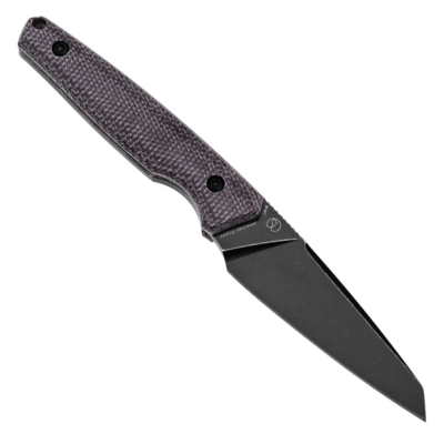 Tenable Knives Parr Blackwash 14C28N Purple Micarta - KNIFESTOCK