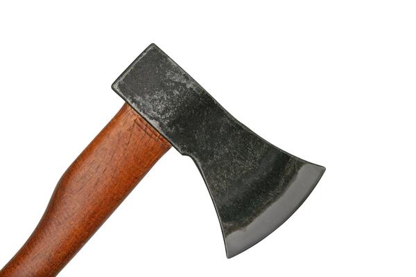 Fox Knives FOX AXE SEKIRA CARBON STEEL C45/1045 BLADE,WOOD HIKORY COLOR WALNUT FX-701 - KNIFESTOCK
