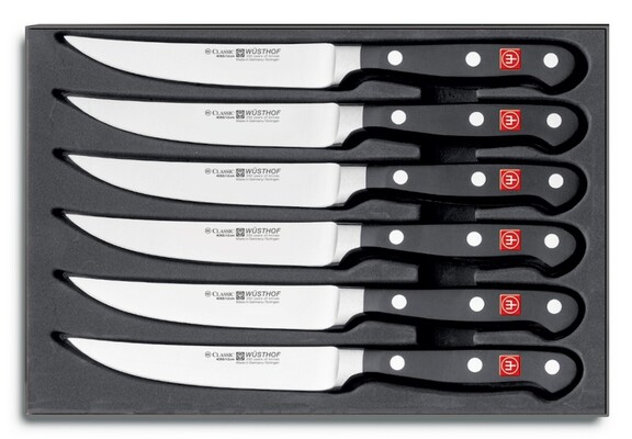 WUSTHOF set CLASSIC 6-delig, voor steak - KNIFESTOCK