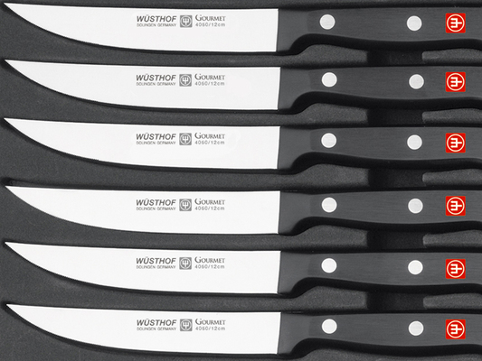 WUSTHOF set GOURMET 6-delig, voor steak - KNIFESTOCK