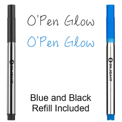 Olight O&#039;Pen Glow Rechargeable Penlight (Black, 120 Lumens) - KNIFESTOCK