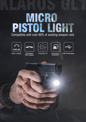 KLARUS Pistol Light GL1 - KNIFESTOCK