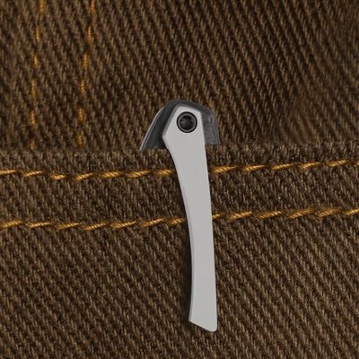 Kizer Shrike S45VN,Hand brushed,Titanium &amp; CF - KNIFESTOCK