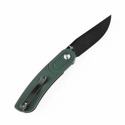 Kansept Reverie Black TiCn Coated 154CM Green G10 T2025A2 - KNIFESTOCK