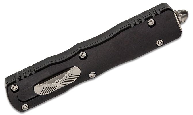 Microtech Dirac Delta D/E Stonewash Standard Full Serration 227-12 - KNIFESTOCK