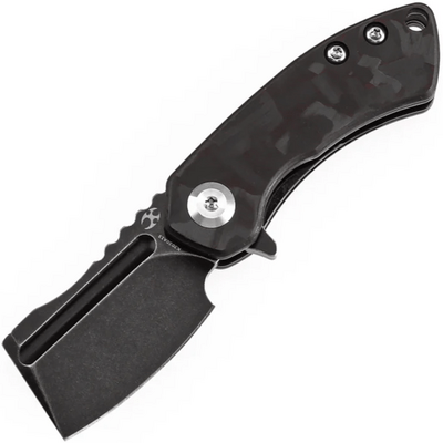 KANSEPT Mini Korvid Black Stonewashed CPM S35VN Liner Lock K3030A13 - KNIFESTOCK